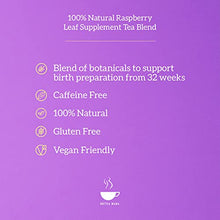 Load image into Gallery viewer, HOTTEA MAMA | The Final Push | Raspberry Leaf & Peppermint Tea Blend for Pregnancy & Expectant Mothers | Caffeine Free | Herbal Tea | 15 Whole Leaf Pyramid Bags