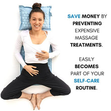 Load image into Gallery viewer, Acupressure Mat and Pillow Set – Made for Back Pain Relief and Neck Pain Relief. Eco Friendly, Premium Accupressure Body Mat and Pillow. Help Stress Relief, Relaxation, Muscle Tension & Deep Sleep.