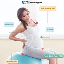 Load image into Gallery viewer, BABYGO® Birthing Ball For Pregnancy Maternity Labour & Yoga + Our 100 Page Pregnancy Book, Exercise, Birth & Recovery Plan, Anti-Burst Eco Friendly Material 65cm Includes Pump