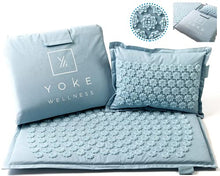 Load image into Gallery viewer, Acupressure Mat and Pillow Set – Made for Back Pain Relief and Neck Pain Relief. Eco Friendly, Premium Accupressure Body Mat and Pillow. Help Stress Relief, Relaxation, Muscle Tension & Deep Sleep.