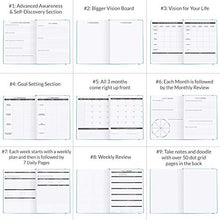 Load image into Gallery viewer, Clever Fox Planner Daily PRO - Daily Life Planner and Gratitude Journal to Increase Productivity, Time Management and Hit Your Goals, Undated, A4 Size - 21.5x28cm, Lasts 3 Months (Turquoise)