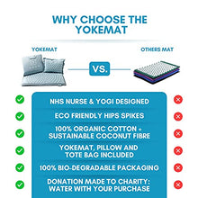 Load image into Gallery viewer, Acupressure Mat and Pillow Set – Made for Back Pain Relief and Neck Pain Relief. Eco Friendly, Premium Accupressure Body Mat and Pillow. Help Stress Relief, Relaxation, Muscle Tension & Deep Sleep.