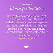 Load image into Gallery viewer, HOTTEA MAMA | The Final Push | Raspberry Leaf & Peppermint Tea Blend for Pregnancy & Expectant Mothers | Caffeine Free | Herbal Tea | 15 Whole Leaf Pyramid Bags