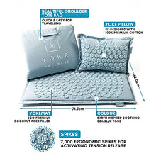 Load image into Gallery viewer, Acupressure Mat and Pillow Set – Made for Back Pain Relief and Neck Pain Relief. Eco Friendly, Premium Accupressure Body Mat and Pillow. Help Stress Relief, Relaxation, Muscle Tension & Deep Sleep.