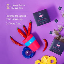 Load image into Gallery viewer, HOTTEA MAMA | The Final Push | Raspberry Leaf & Peppermint Tea Blend for Pregnancy & Expectant Mothers | Caffeine Free | Herbal Tea | 15 Whole Leaf Pyramid Bags