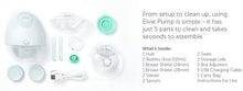 Load image into Gallery viewer, Elvie Wearable Breast Pump - Ultra silent Electric Hands-Free, Portable Breastfeeding Pump - In-Bra Pumping - 2-Modes and Variable Suction - Rechargeable Milk Pump (Single Pump)
