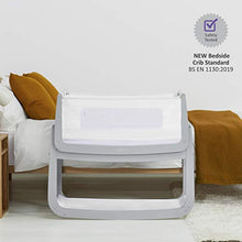 Load image into Gallery viewer, SnuzPod 4 Baby Bedside Crib – Dove – Safety Tested, Dual View Mesh Windows &amp; Fits Most Beds
