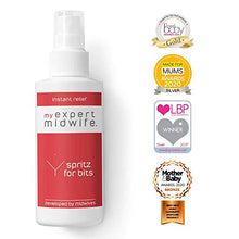 Load image into Gallery viewer, My Expert Midwife Spritz for Bits, Pregnancy &amp; Postnatal Relief Perineal Spray for New Mums, Maternity Spray for Post-Pregnancy, Natural Formula for Soothing Care After Giving Birth - 150ml
