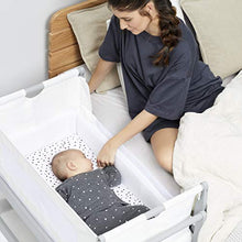 Load image into Gallery viewer, SnuzPod 4 Baby Bedside Crib – Dove – Safety Tested, Dual View Mesh Windows &amp; Fits Most Beds
