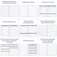 Load image into Gallery viewer, Clever Fox Planner Daily PRO - Daily Life Planner and Gratitude Journal to Increase Productivity, Time Management and Hit Your Goals, Undated, A4 Size - 21.5x28cm, Lasts 3 Months (Turquoise)
