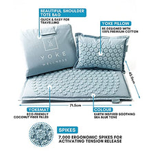 Load image into Gallery viewer, Acupressure Mat and Pillow Set – Made for Back Pain Relief and Neck Pain Relief. Eco Friendly, Premium Accupressure Body Mat and Pillow. Help Stress Relief, Relaxation, Muscle Tension &amp; Deep Sleep.
